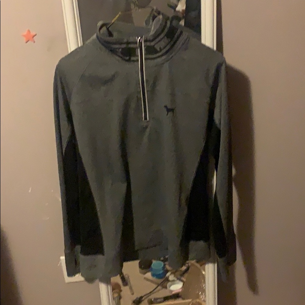 Pink quarter zip